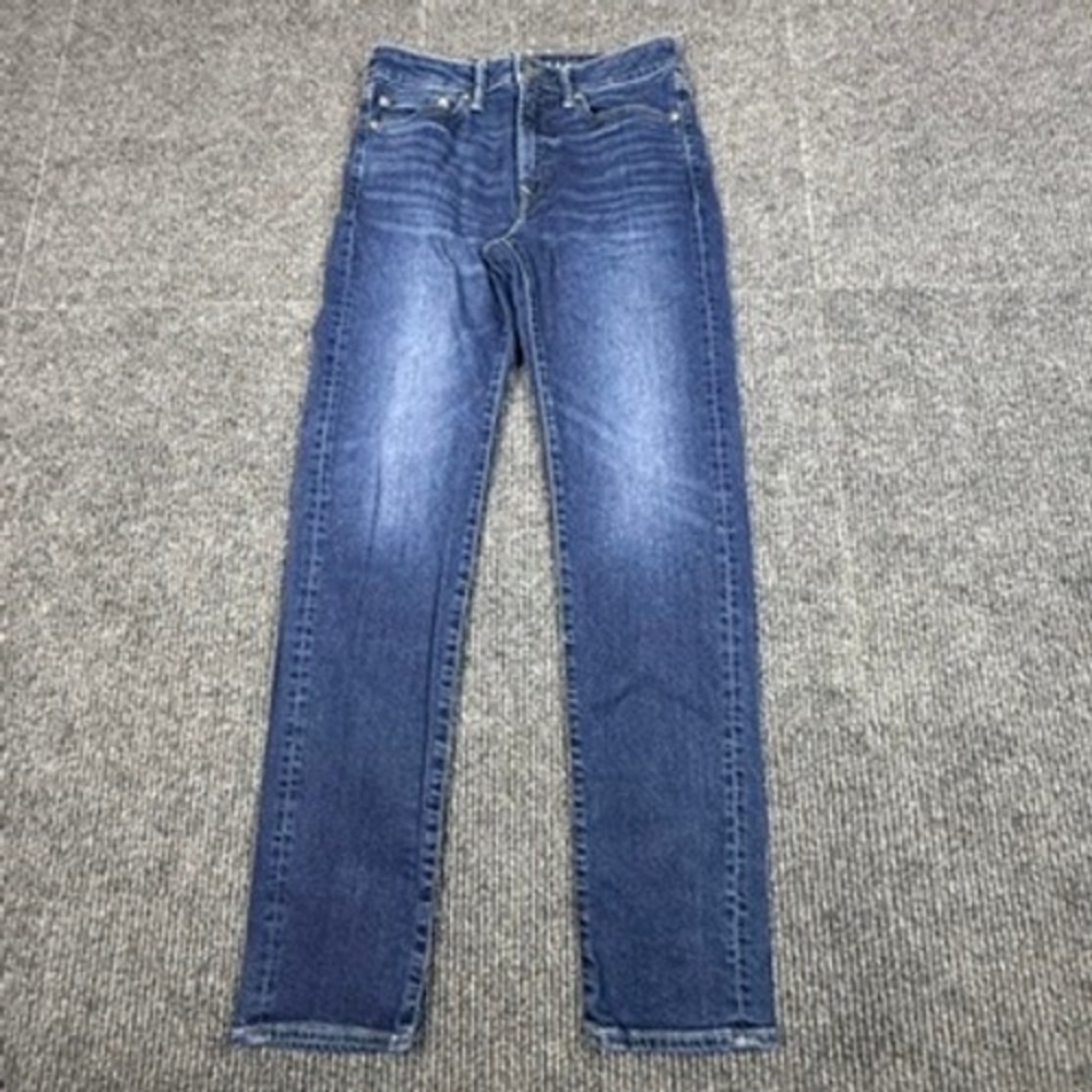 American Eagle Mens Airflex+ Slim Straight Medium‎ Wash Jeans 29x32